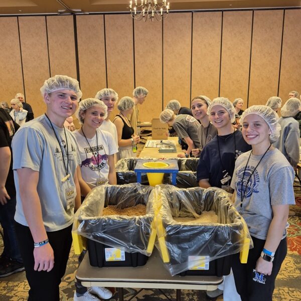 Over 50000 meals packed and donated by Quake Youth